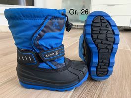 Kamik Snowcoast Winterstiefel Gr. 26 blau