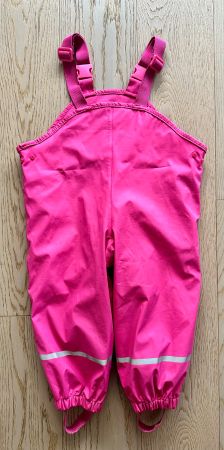 Regenhose pink, Grösse 86/98, leicht gefüttert