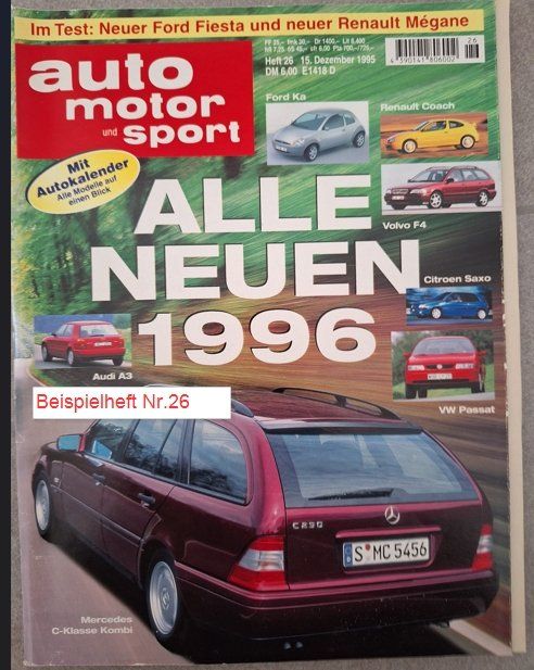 Riviste & Magazine: Zeitschrift auto motor und sport 1995 – Usato da Mühlethal venduto da prackendorf 2