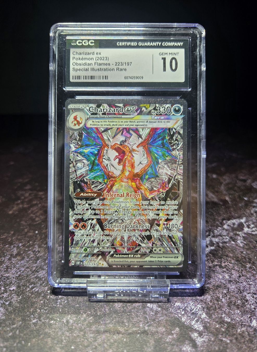Pokémon Sammelbilder & Trading cards: Charizard ex Obsidian Flames 223/197 CGC 10 Gem Mint – Gebraucht aus Lauerz von gp9_zt9k