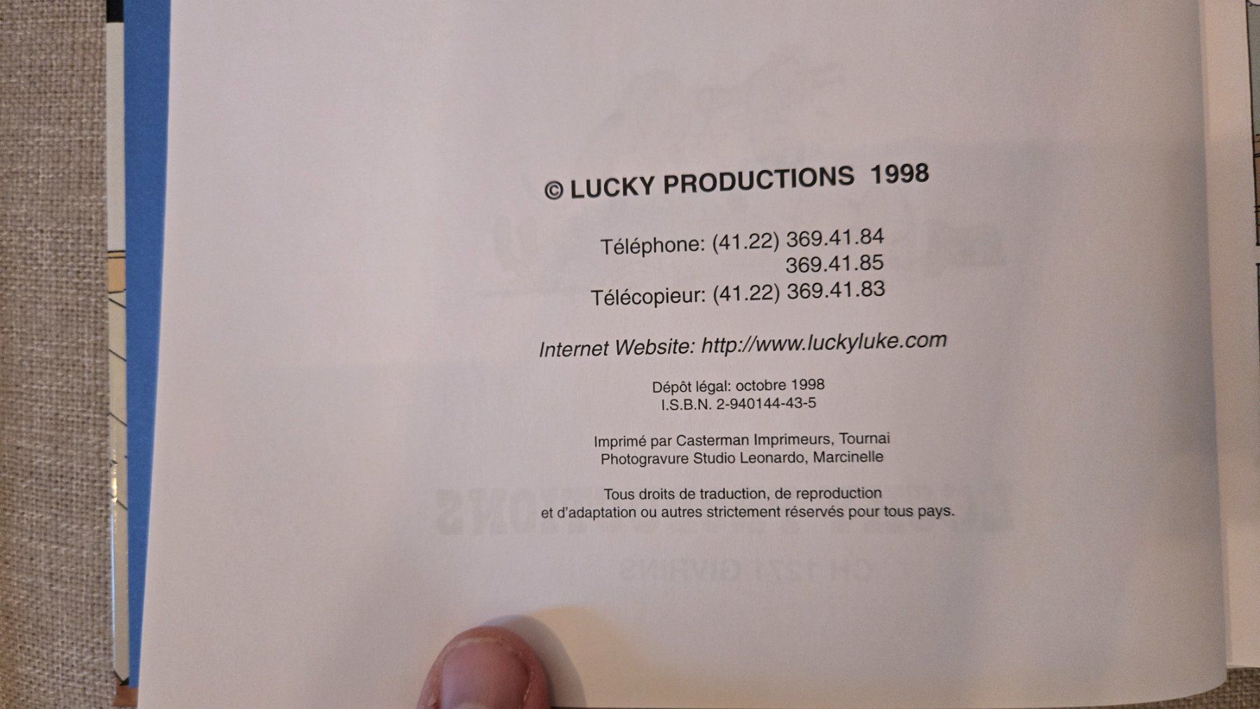 Comics: Lucky Luke N°69 - Marcel Dalton - EO – Gebraucht aus Crémines von Blakedrake 5