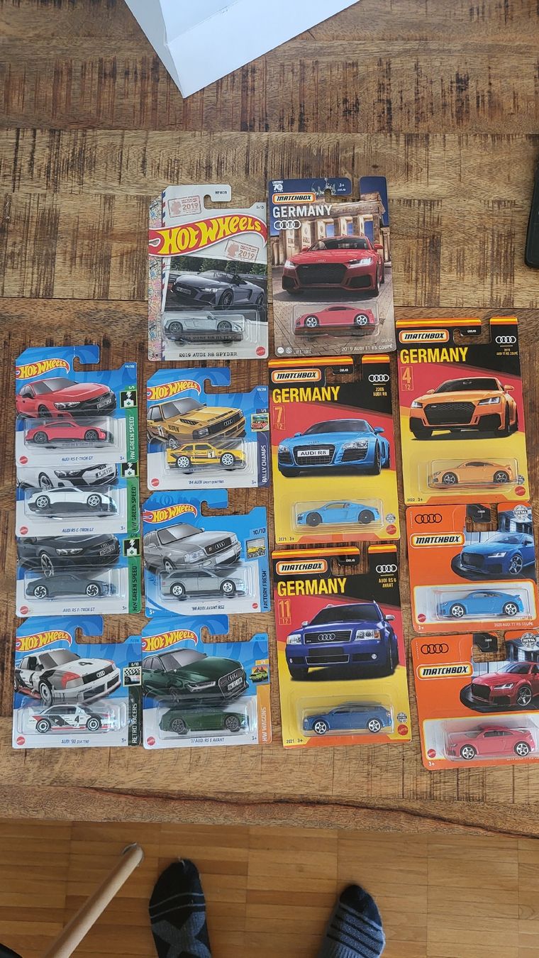 Hot Wheels Modellini d'auto: Hot Wheels Matchbox Audi Collection  Neu – Nuovo e nell'imballaggio originale da Jona venduto da mjo_f5t2