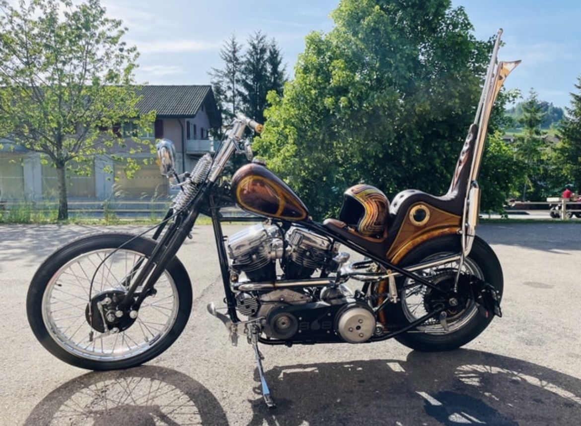 Harley-Davidson Chopper: HARLEY DAVIDSON PANHEAD CUSTOM CHOPPER – Nuovo (secondo la descrizione) da Sirnach venduto da B.O.B.BIKES 3