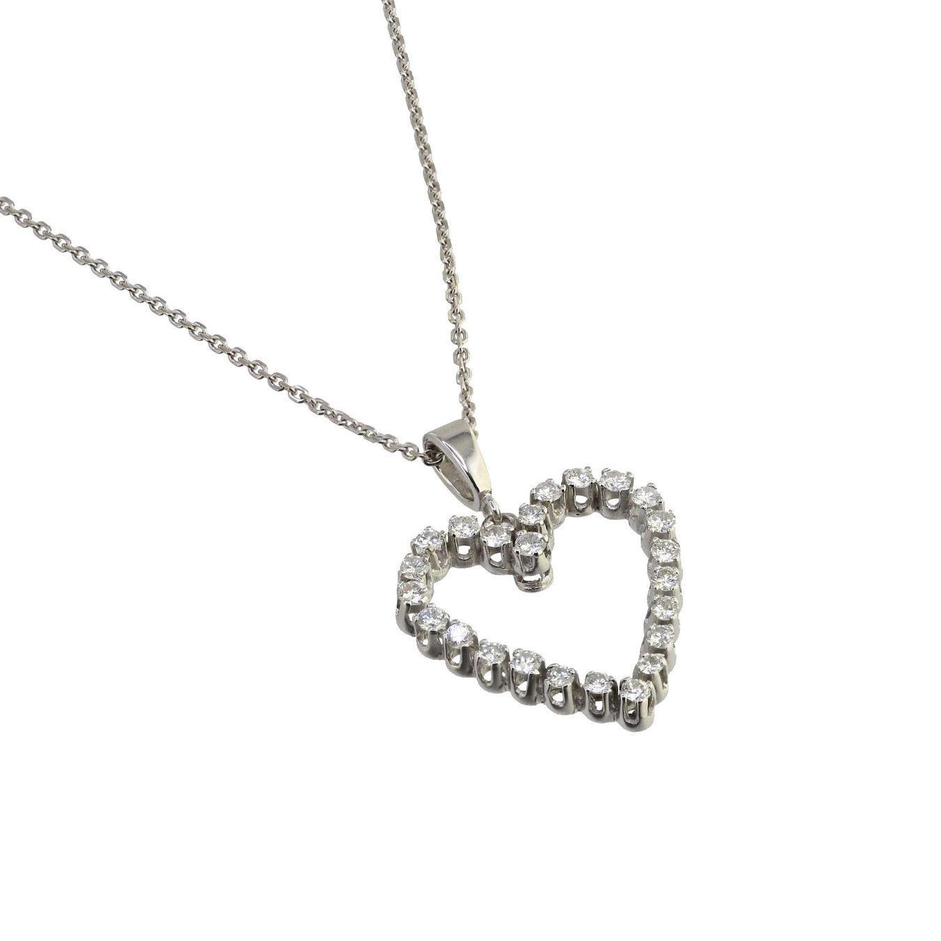 Ciondoli: Diamant Herz Anhänger – Usato da Zürich venduto da Vintage-Jewellery 3