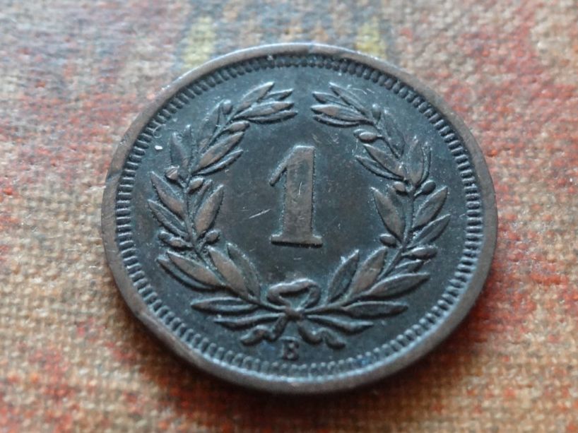 Tutti le monete: 1 Rp. 1913  (A) – Usato da Romanel-sur-Lausanne venduto da Swift13 1