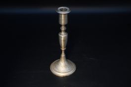 Antiker Kerzenständer Metall versilbert M017