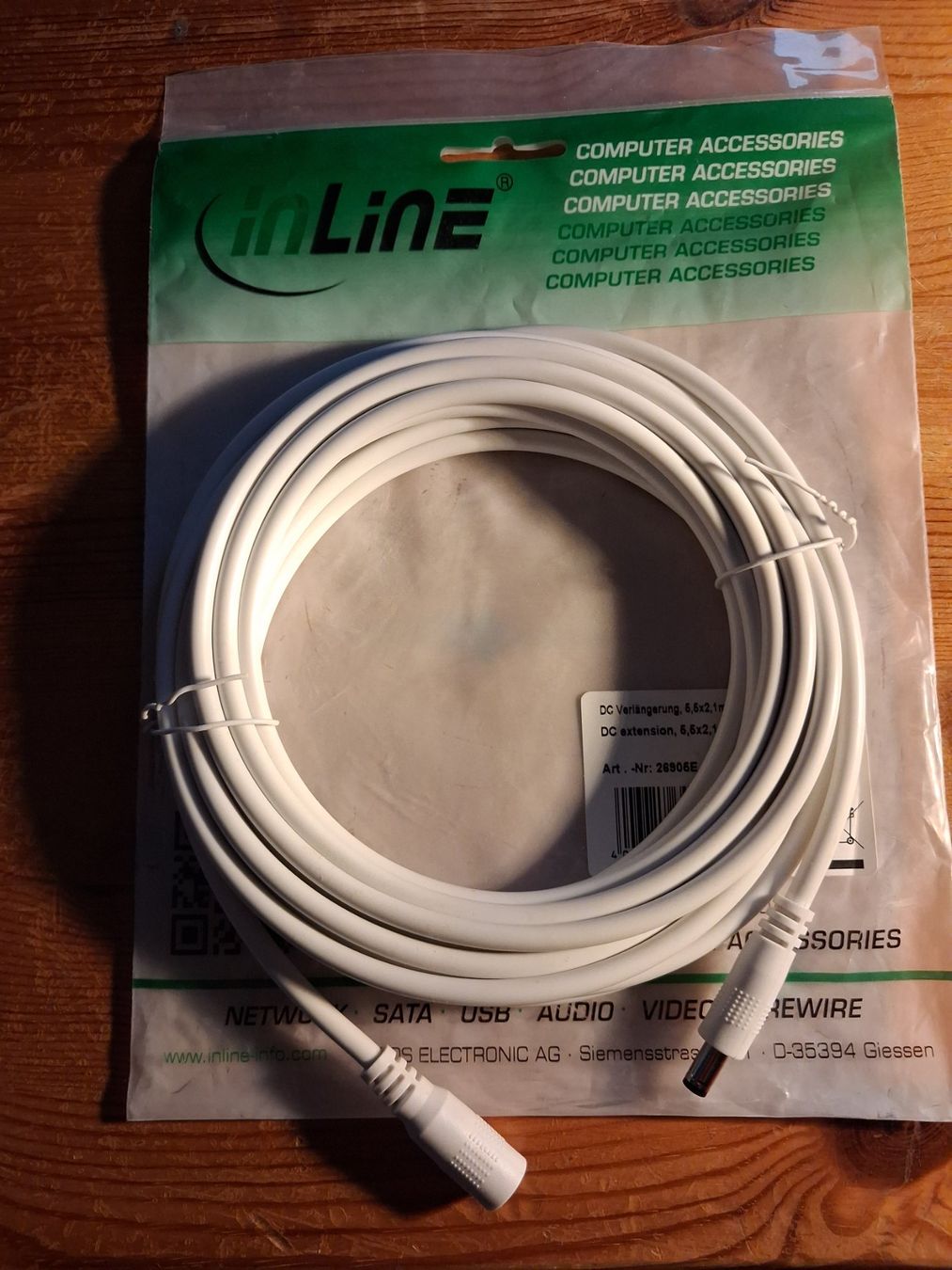 Cavi: DC Verlängerungskabel Inline weiss 5 Meter – Nuovo (secondo la descrizione) da Pfäffikon ZH venduto da Maluk