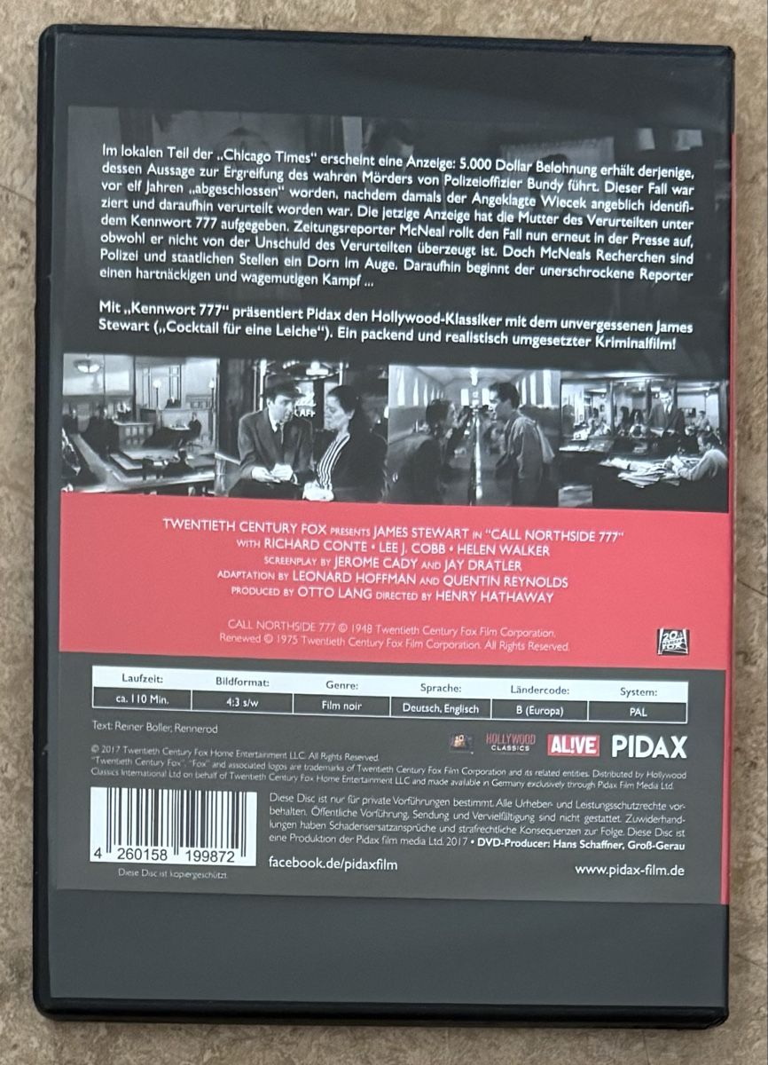 Tutti i DVDs: KENNWORT 777 – Nuovo (secondo la descrizione) da Dietikon venduto da AndreaSch01 1