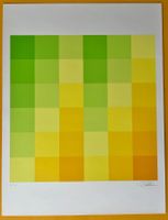 Richard Paul Lohse, Original Serigraphie signiert