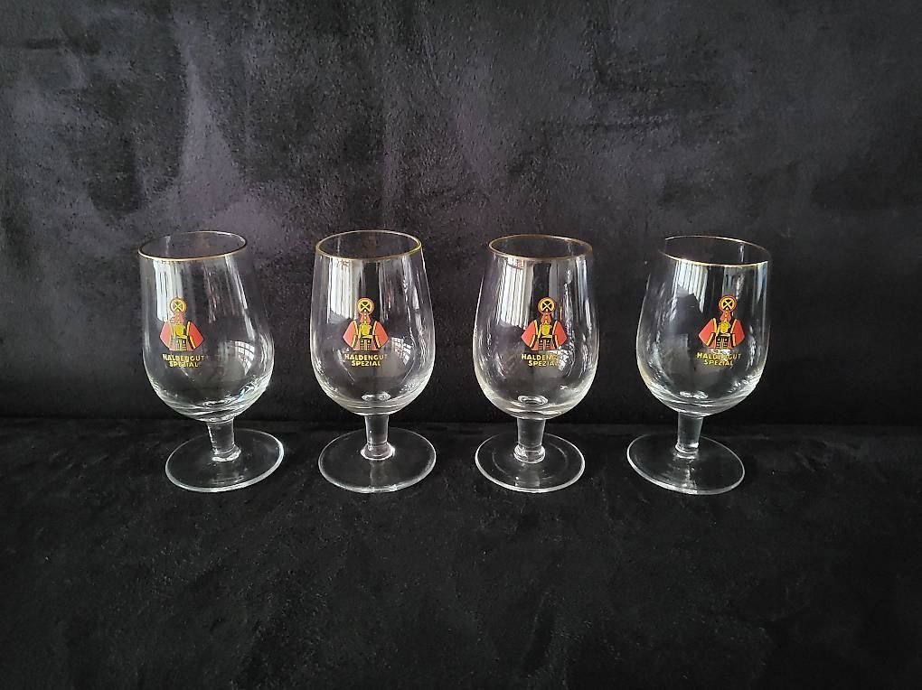 Bicchieri: 4 Vintage Bierkelche mit Goldrand – Usato da Zürich venduto da flachsjan 2