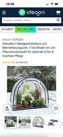 Gewächshaus/Pflanzenschutz für den Balkon oder Garten/NEU
