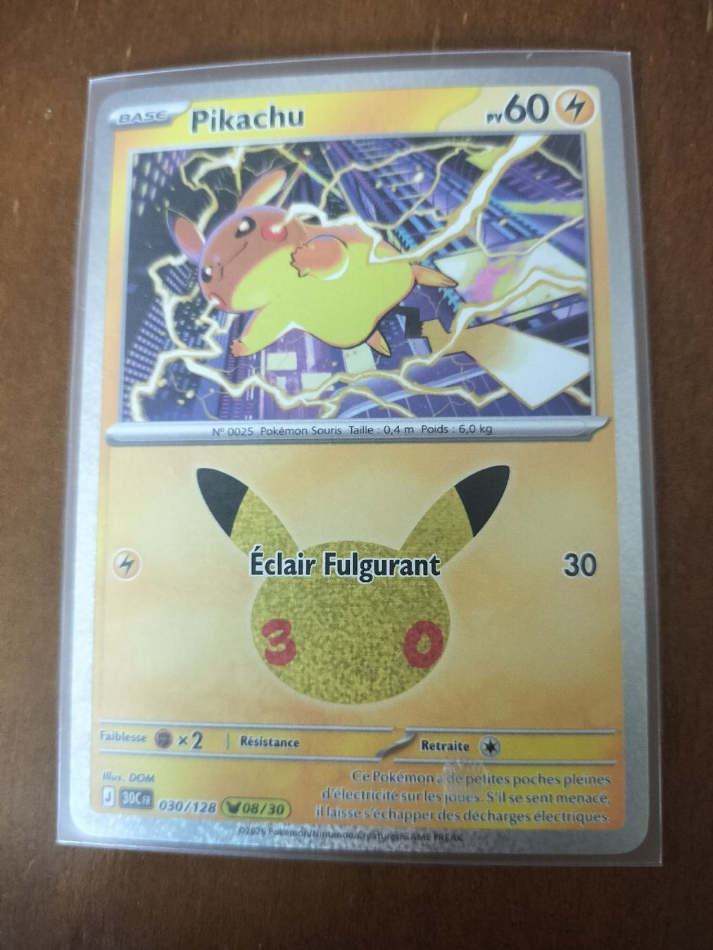 Pokémon Carte collezionabili: Pikachu 30ans N°8/30 – Nuovo e nell'imballaggio originale da Sion venduto da lou_vg7k