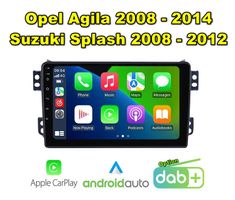 Radio Opel Agila / Suzuki Splash - Bluetooth, DAB+, Carplay
