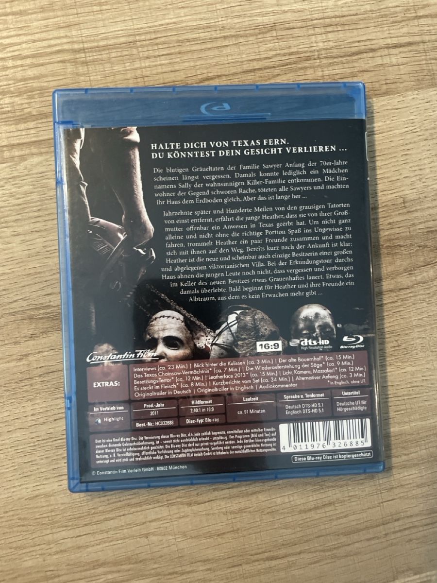 Tutti i DVDs: Texas Chainsaw 2D (2013) BluRay – Usato da Hagendorn venduto da masterchieff 1