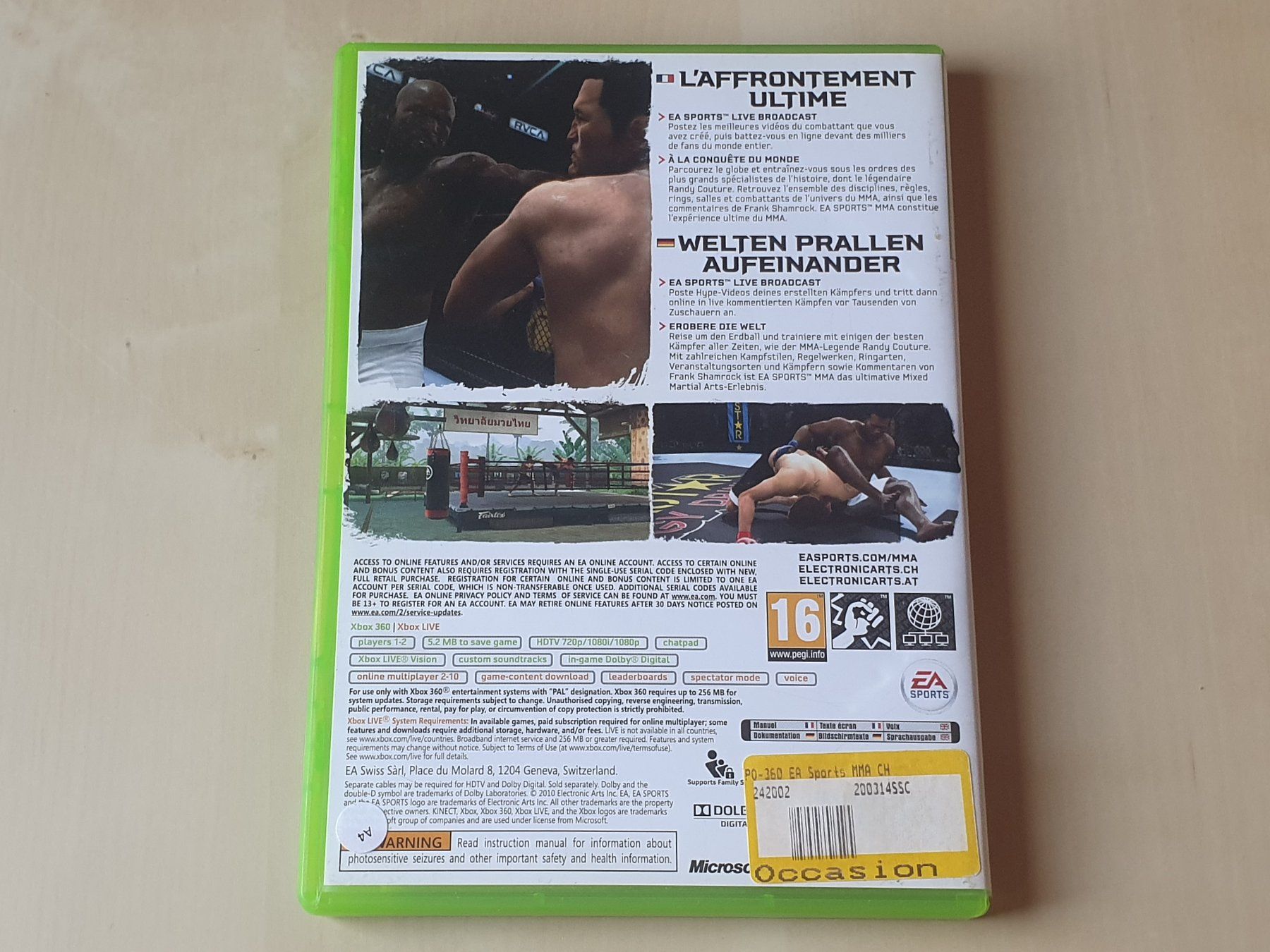 Microsoft Giochi: MMA – Usato da Stansstad venduto da collectorsshop 1