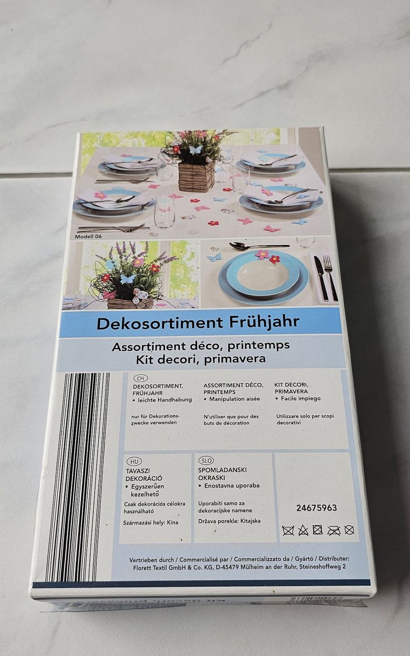 Tutte le decorazioni: Dekosortiment Blumen, diverse Sujets – Nuovo (secondo la descrizione) da Igis venduto da Mfsi 1
