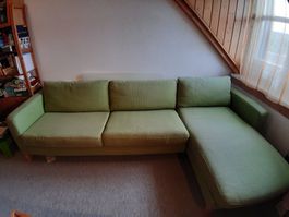 Ecksofa hellgrün