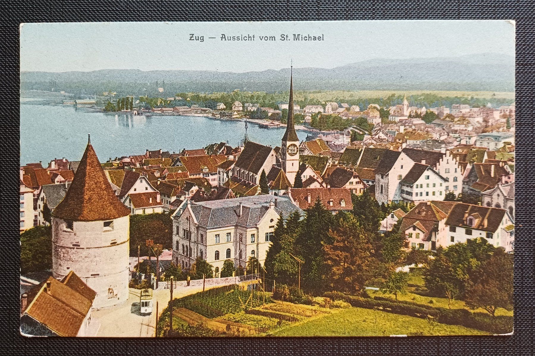 Cartoline postali: AK St.Michael ZUG Tram 1911 – Usato da Brittnau venduto da simionius