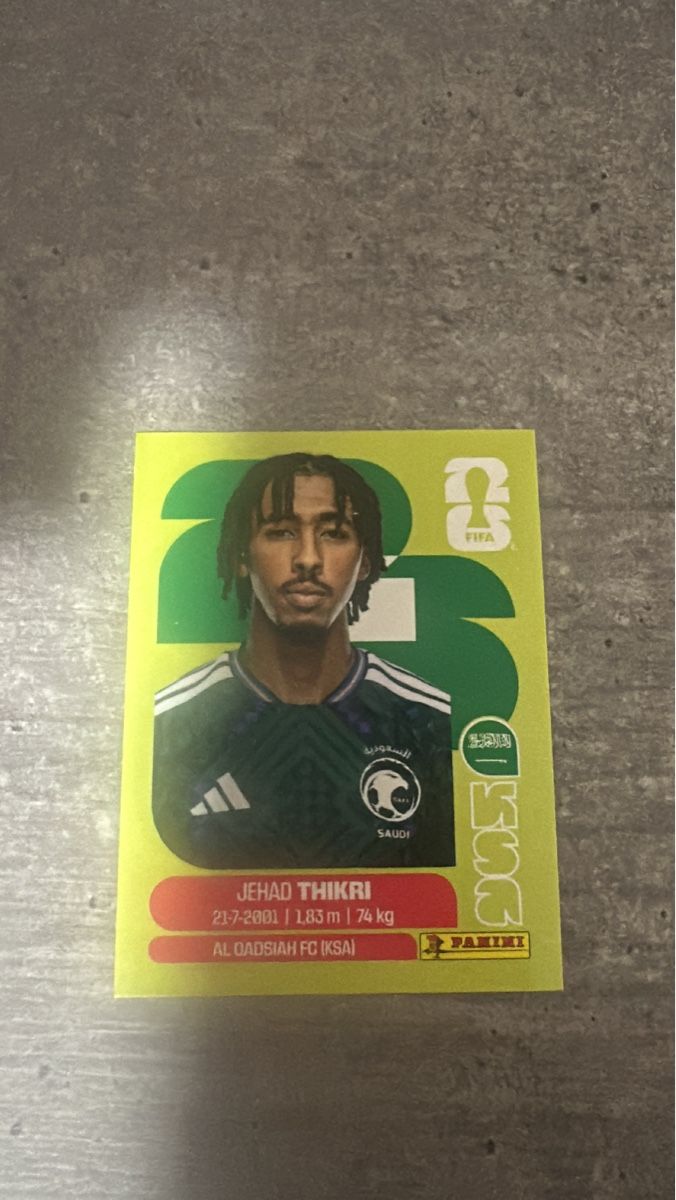 Panini Carte collezionabili: KSA 6 , FIFA WORLD CUP 2026 PANINI  – Nuovo (secondo la descrizione) da Frauenfeld venduto da 1PegPeg1