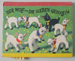 Kinderbuch «der Wolf und die sieben Geisslein» Panoramabuch