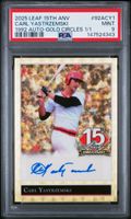 2025 Leaf 1992 Autographs Carl Yastrzemski 1/1 auto PSA