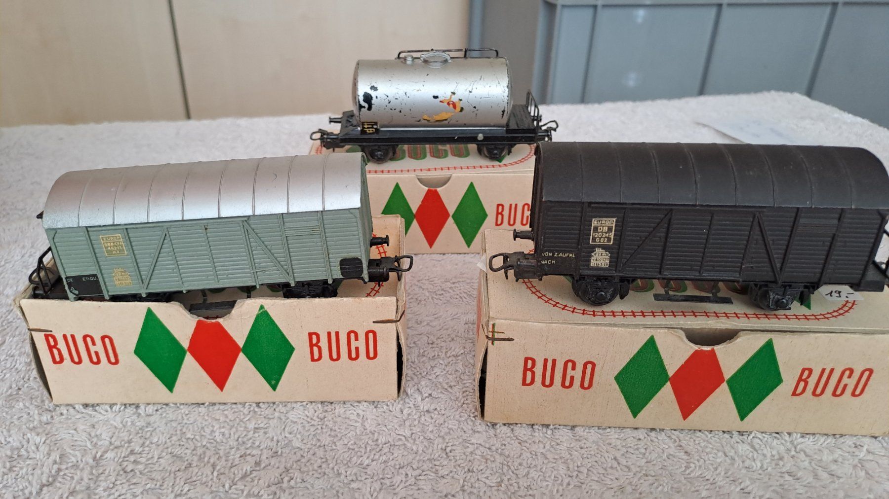 Buco Modellini di ferrovie: Buco 8 Güterwagen H0 WS/10 – Usato da Winterthur venduto da Riebeli333 3