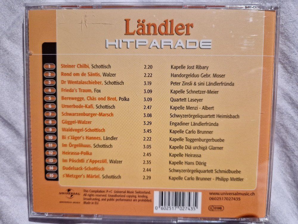 CDs: Ländler Hitparade: Vergriffen! – D'occasion à Brittnau par Zibu 1