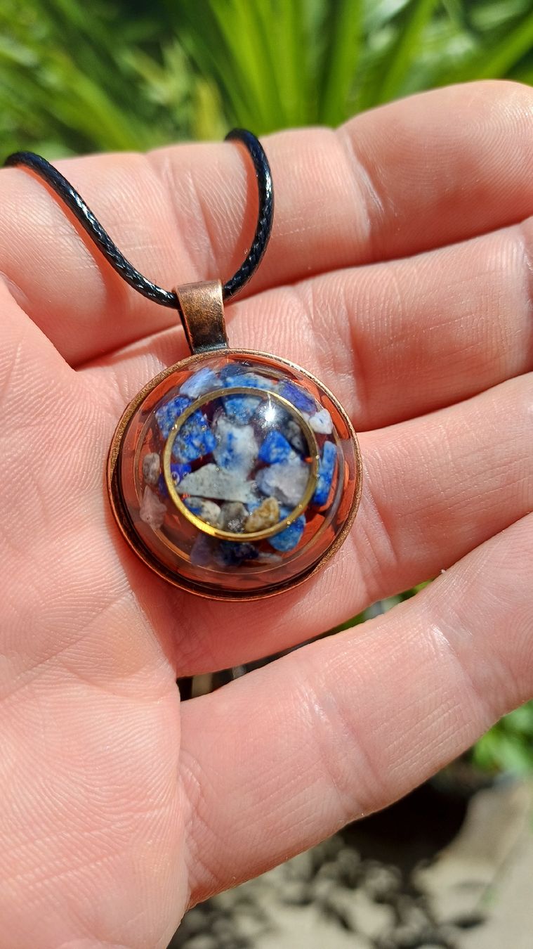 Pendentifs: Anhänger Lapis & Red Jasper – Neuf avec emballage d'origine à Kloten par Epoxygalaxy.ch 3