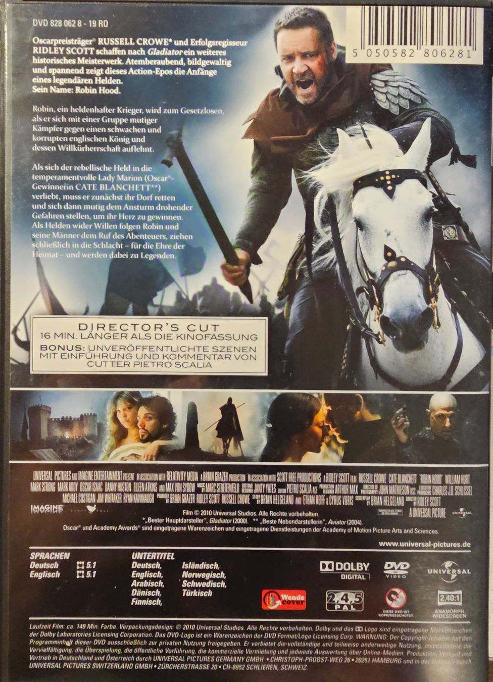 Tous les DVDs: Robin Hood – D'occasion à Wahlen b. Laufen par Cg10 1