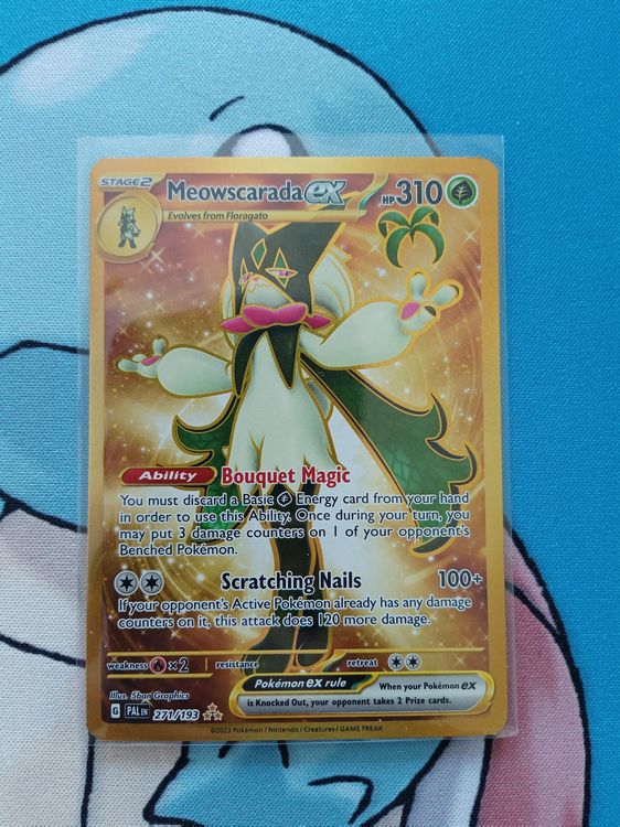 Meowscarada Ex Goldcard Paldea Evolved Maskagato Ex | Kaufen Auf Ricardo