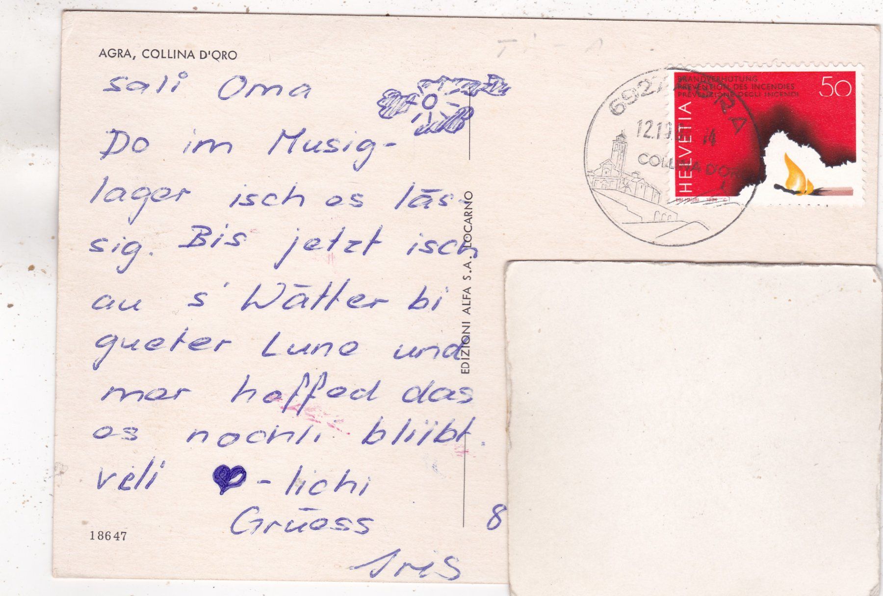Cartoline postali: Agra 1984 – Usato da Herisau venduto da Lisegrat2008 1