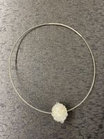 Modeschmuck Halskette mit runden Anhänger