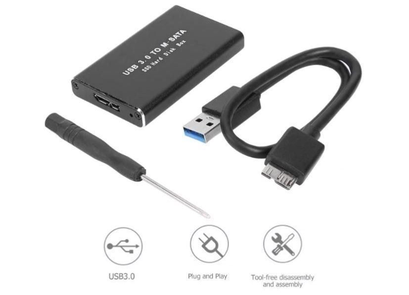Unità & Adattatore: USB3.0 zu mSATA Adapter Festplatte – Nuovo e nell'imballaggio originale da Unterägeri venduto da RmOnline 1