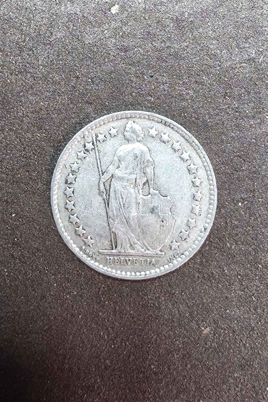 Tutti le monete: Silbermünze 1/2 Franken 1942 – Usato da Filzbach venduto da Cschufi 1