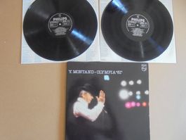 Yves MONTAND " Olympia 81 " 2 x LP France 1981 (VG+)