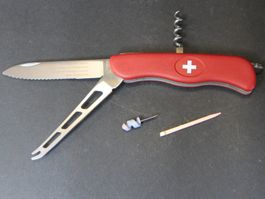 Victorinox Käsemesser rot mit Werkzeugen