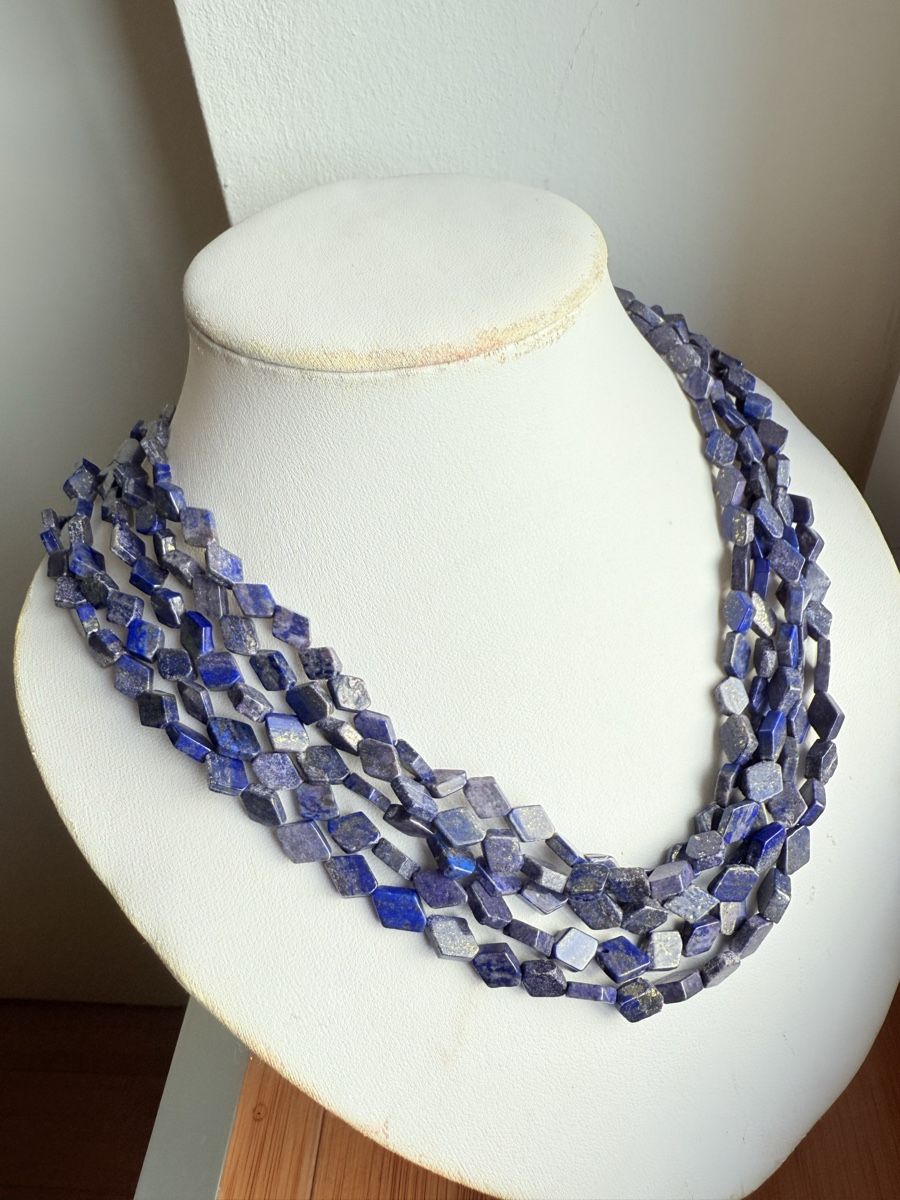 Catenine: Tolle Lapislazuli Kette NEU – Nuovo e nell'imballaggio originale da Basel venduto da Chili007 4