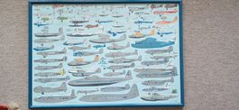 Air France Flugzeuge Poster