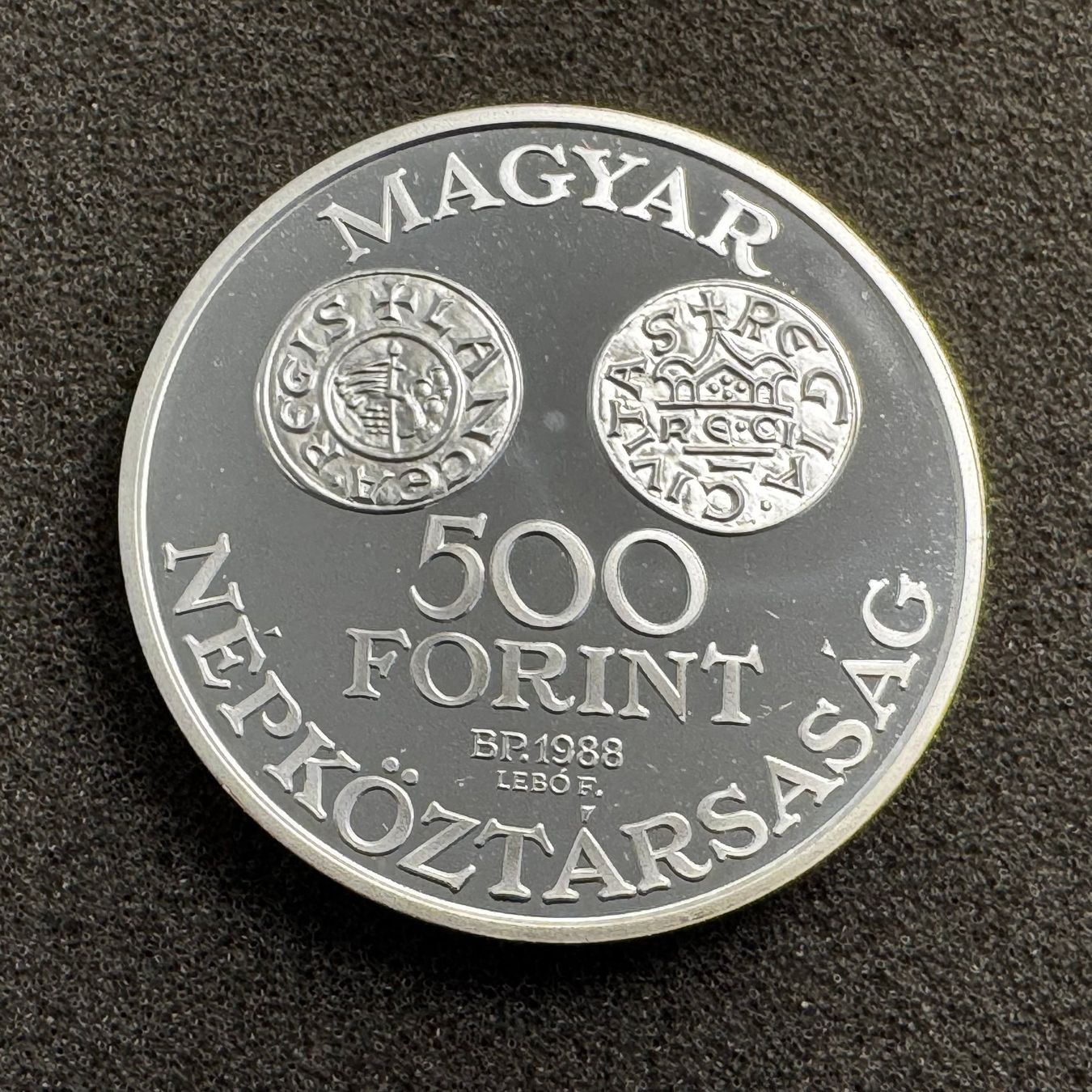 Tutti le monete: 500 Forint Silber Ungarn 1988 PP – Usato da Reitnau venduto da tb-muenzen
