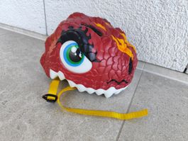 Kinderhelm Crazy Safety Drache rot Gr. 49-55 cm unfallfrei