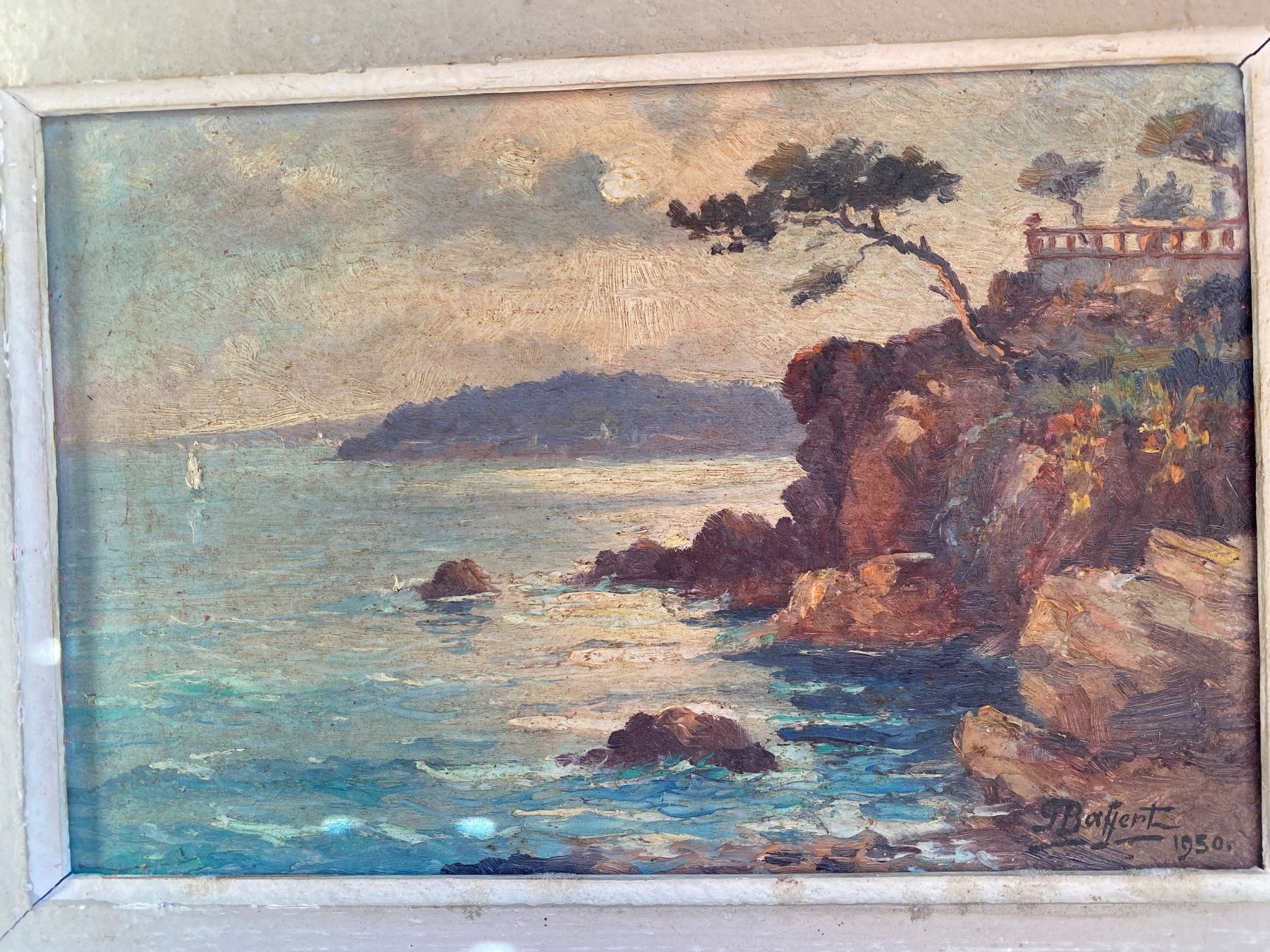 Dipinti: Cap Ferrat, Nizza, Georges Baffert, 1950 Öl – Usato da Kreuzlingen venduto da don_ueli6wb5
