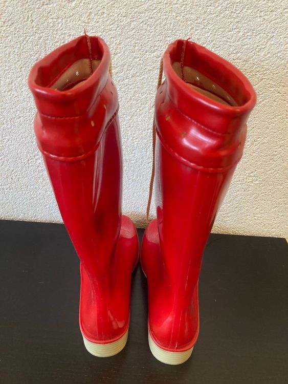 Damen Gummistiefel Gummistiefel Romika Rot NEU Rote Gummistiefel