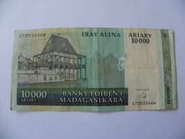 Madagaskar 10000 Ariary 2008-17, P-92, Banknote, Top Zustand