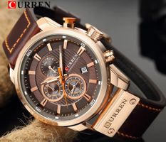 Montre homme Curren, chronographe quartz