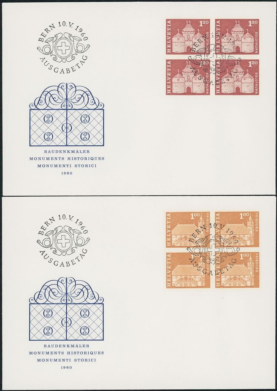 Alle Briefmarken: 1960 - Dauermarken - Ersttagsbrief U4 – Gebraucht aus Schindellegi von leecollect 2