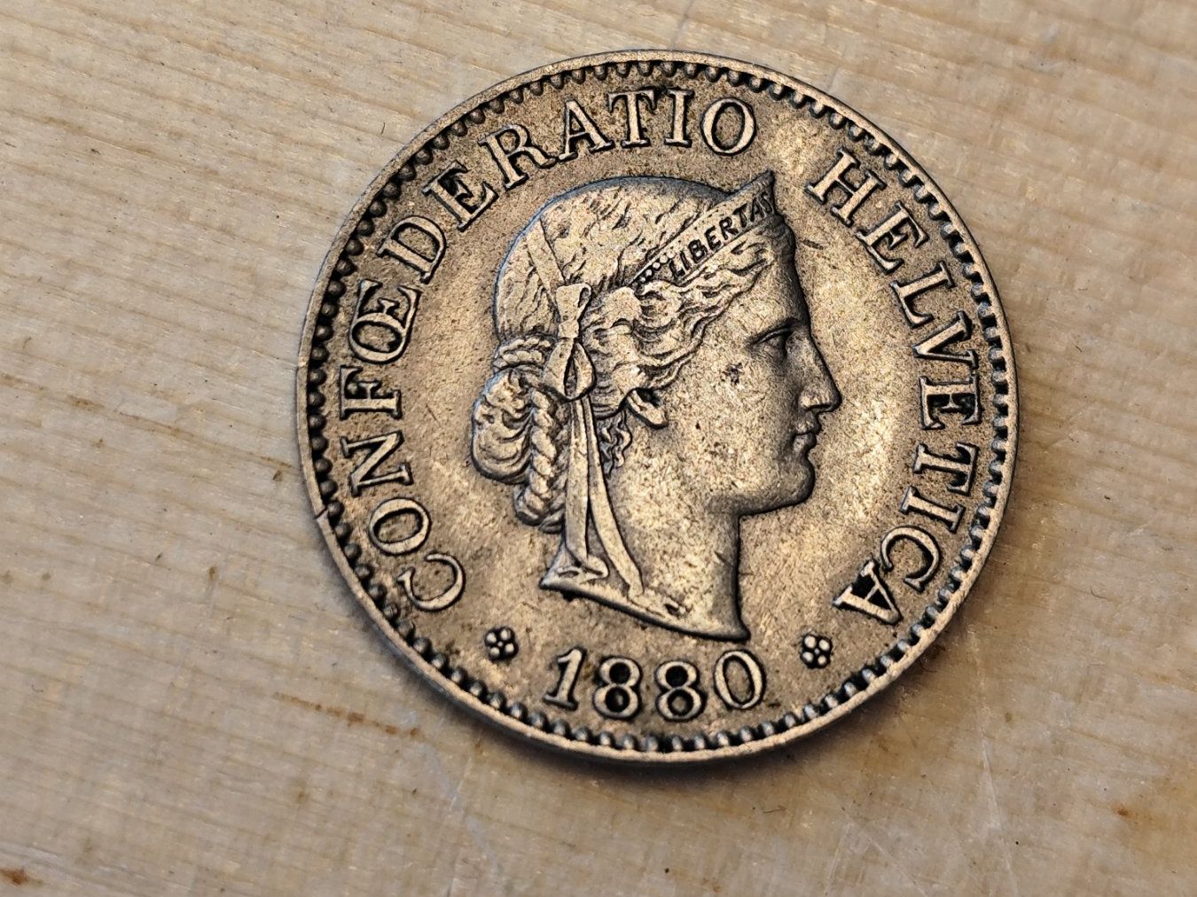 Alle Münzen: ==> 10Rp 1880 ss <== – Gebraucht aus Bern von b.man_is_back