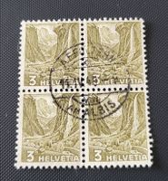 Viererblock Vollstempel briefmarke