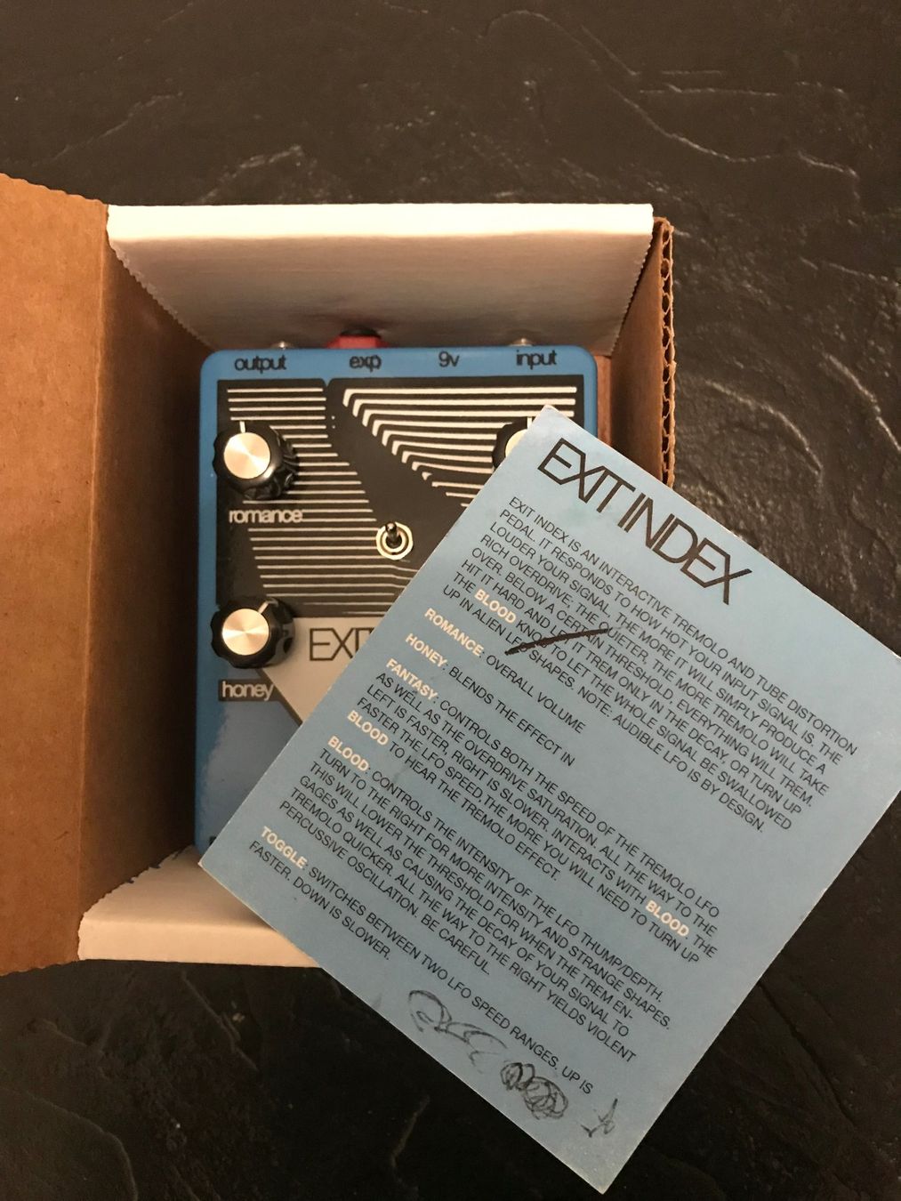 Strumenti musicali: Death by Audio Exit Index Pedal – Usato da Zürich venduto da TruxRev 2
