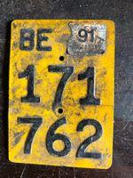 BE Mofa Nummernschild