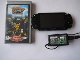 PSP Konsole 1004 mit 1Spiel -Ratchet & Clank